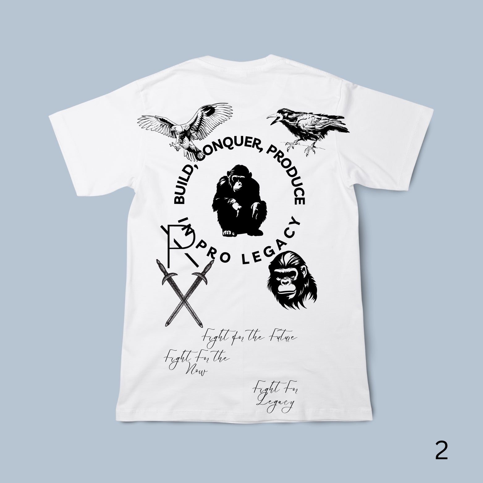 (1 OF 100 FFL) FIGHT FOR LEGACY "EXCLUSIVE" TEE IN WHITE