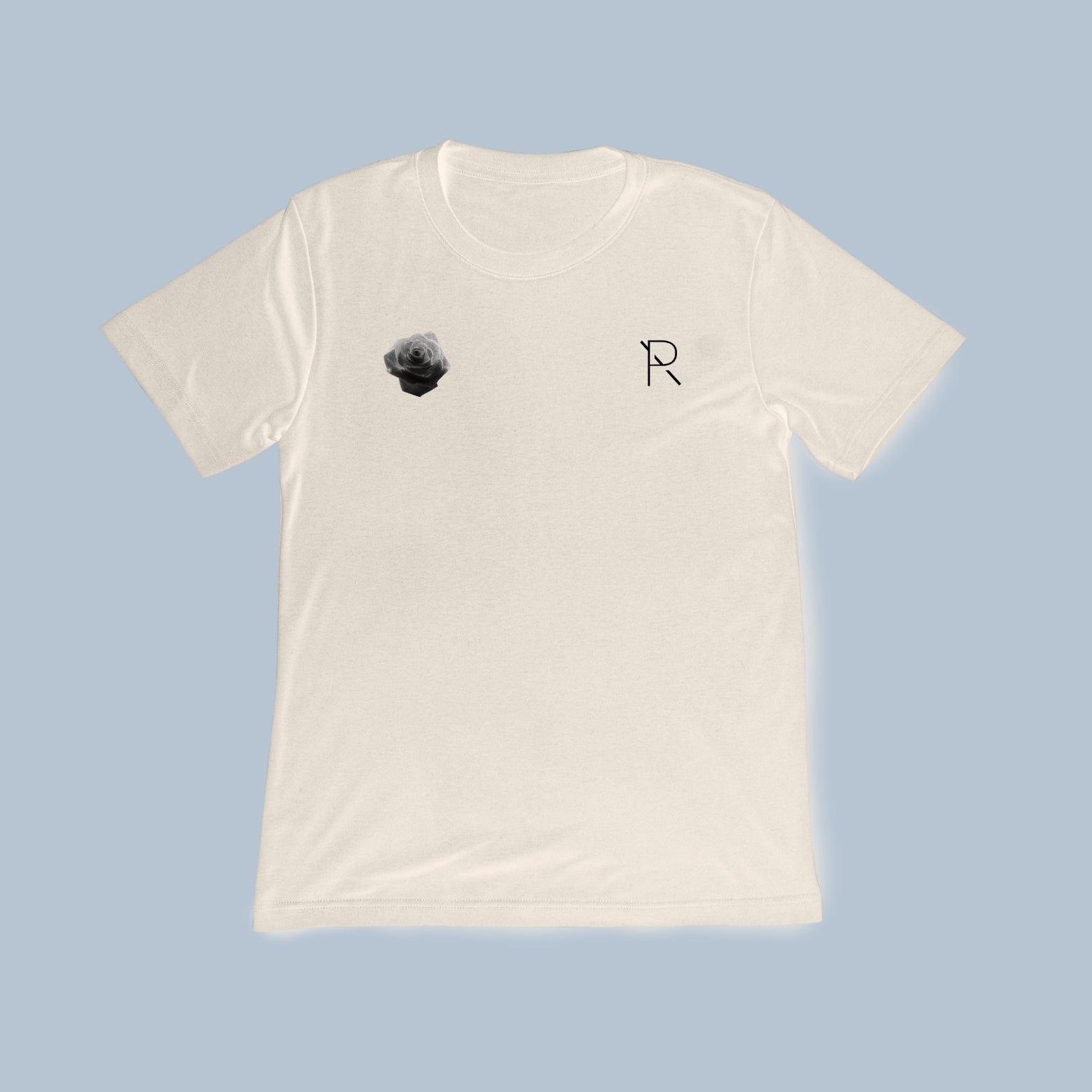 (1 of 100) Black Rose Discipline "Premium" Tee in Cream
