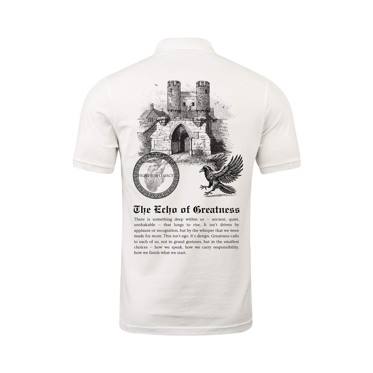 (1 OF 100 FFL) THE ECO OF GREATNESS "EXCLUSIVE" TEE IN CREAM