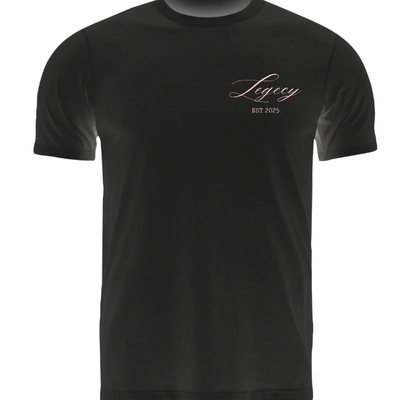 BCP Legacy - Black Cotton T-shirt
