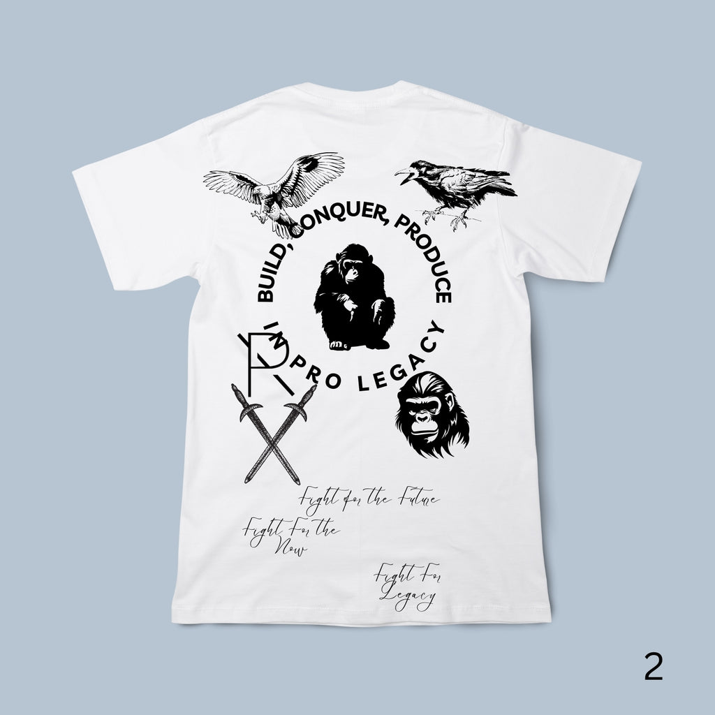 (1 OF 100 FFL) FIGHT FOR LEGACY "EXCLUSIVE" TEE IN WHITE