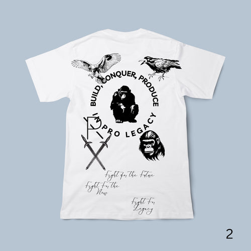 (1 OF 100 FFL) FIGHT FOR LEGACY "EXCLUSIVE" TEE IN WHITE