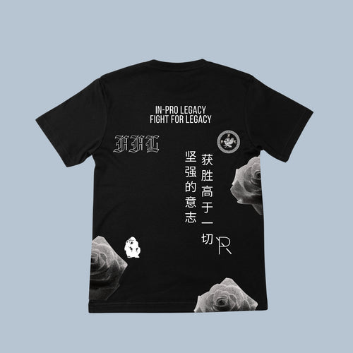 (1 of 100) Black Rose Discipline "Premium" Tee in Black