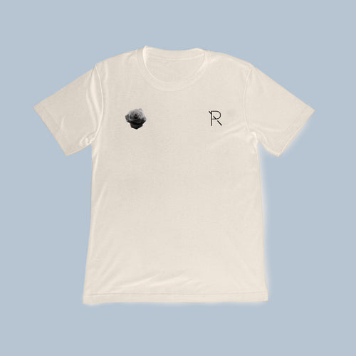 (1 of 100) Black Rose Discipline "Premium" Tee in Cream